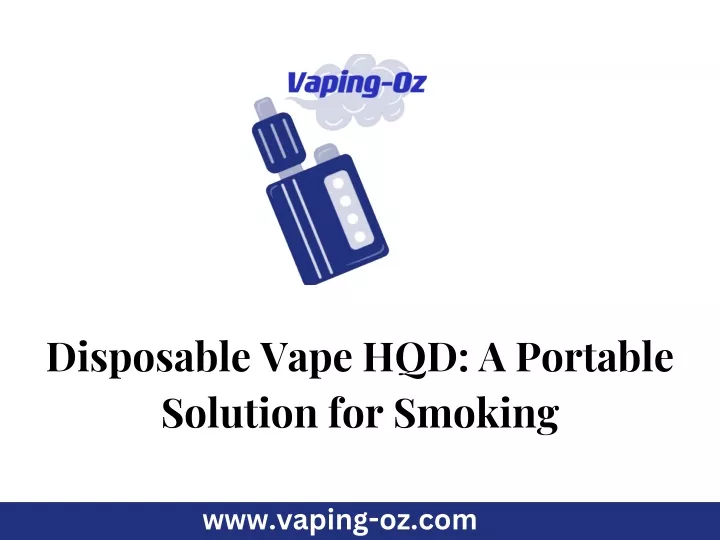 disposable vape hqd a portable solution