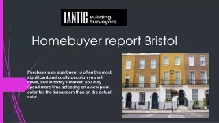 Homebuyer report Bristol