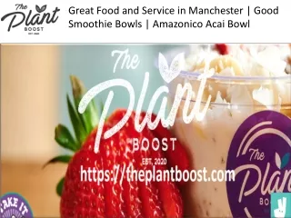 Manchester superfood nutrition