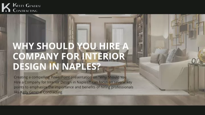 why should you hire a company for interior design