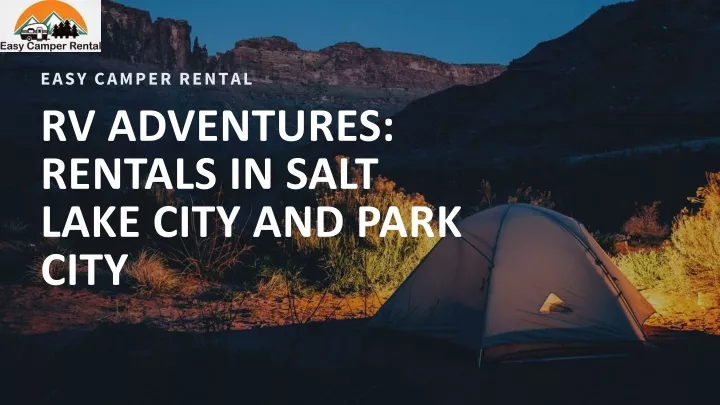 easy camper rental