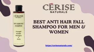 BEST ANTI HAIR FALL SHAMPOO FOR MEN & WOMEN