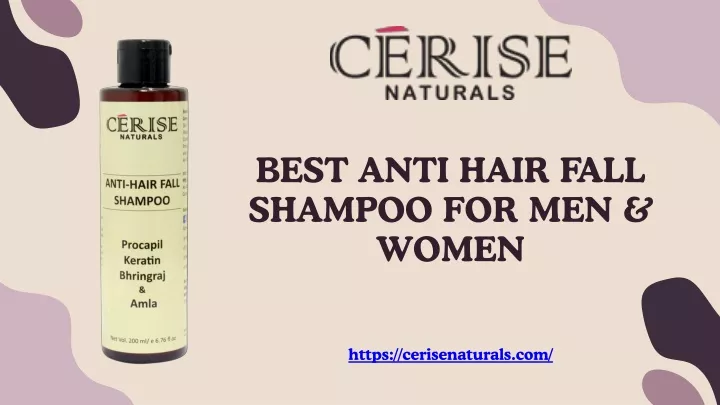 best anti hair fall shampoo for men women