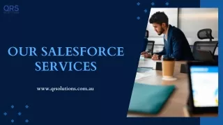 Salesforce professional services agreement | QR Solutions