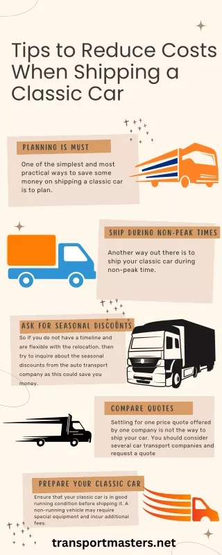 Cost-Saving Tips for Classic Car Shipping - Transport Masters USA