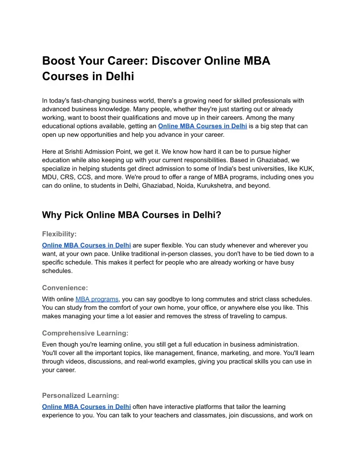 boost your career discover online mba courses
