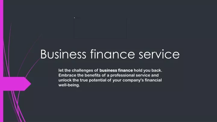 PPT - Business finance service PowerPoint Presentation, free download ...