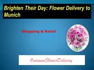 Flower delivery to Munich