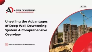 Advanced Dewatering Solutions | Asian Dewatering