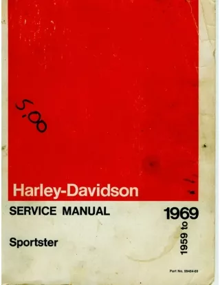 1966 HARLEY DAVIDSON SPORTSTER Service Repair Manual