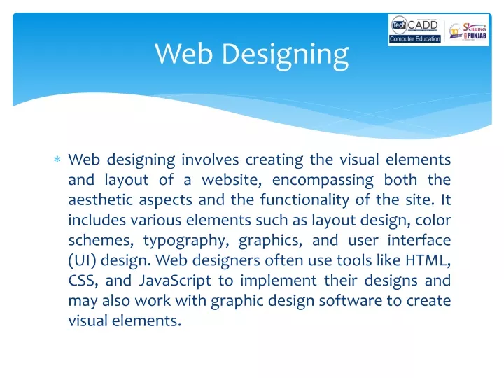 web designing