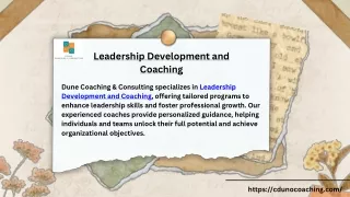 Empower Your Team : Leadership Development and Coaching Services