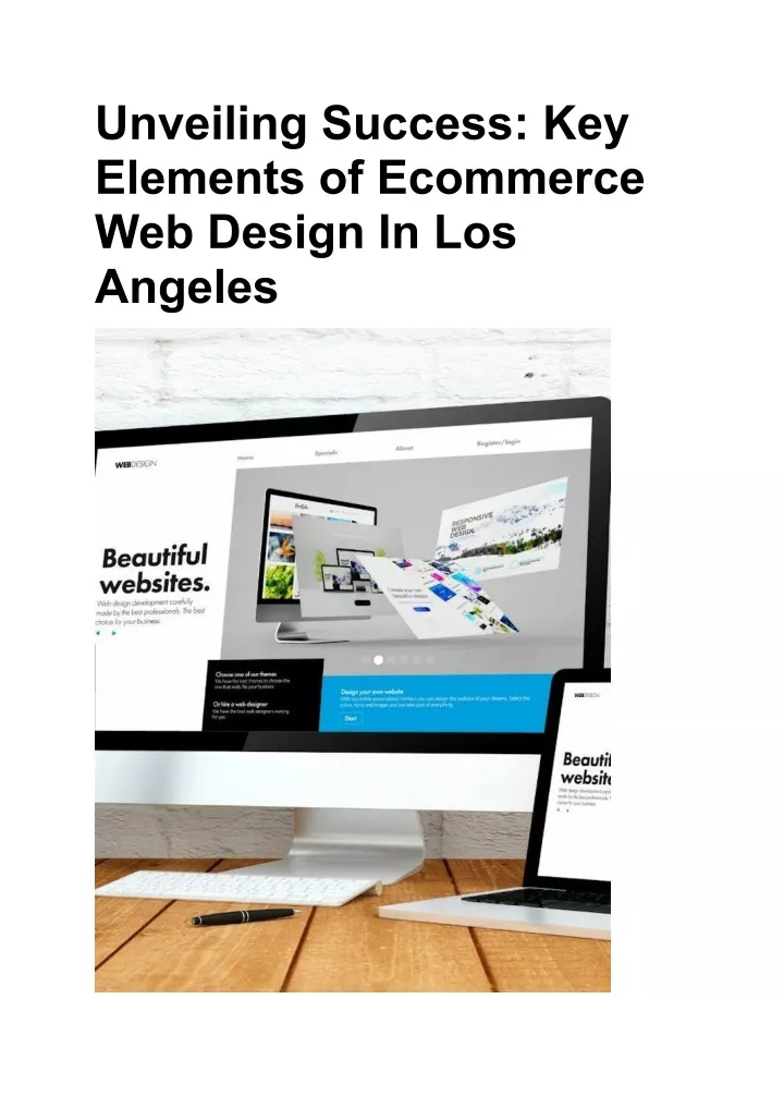 PPT - Key Elements of Ecommerce Web Design In Los Angeles PowerPoint ...