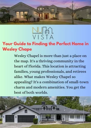 Wesley Chapel Homes for Sale - Find Your Dream Home Today