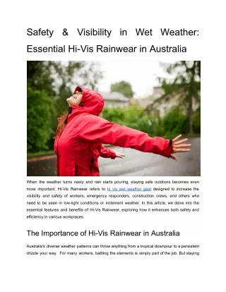 Safety-&-Visibility-in-Wet-Weather-Essential-Hi-Vis-Rainwear-in-Australia