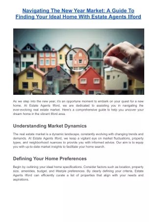 Navigating The New Year Market_ A Guide To Finding Your Ideal Home With Estate Agents Ilford