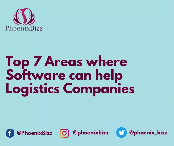 top 7 areas where software can help logistics
