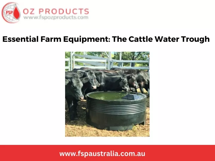 essential farm equipment the cattle water trough