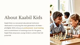 Professional Chess Training | Kaabil kids