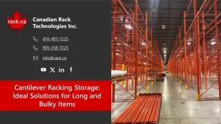 Cantilever Racking Storage: Ideal Solutions for Long and Bulky Items
