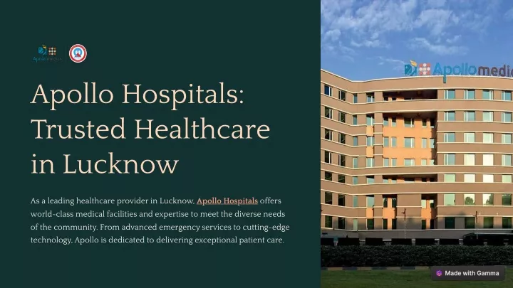 apollo hospitals trusted healthcare in lucknow