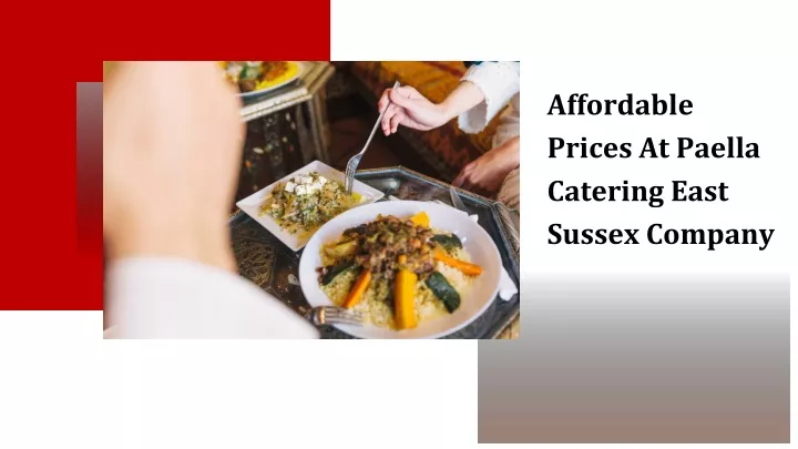 affordable prices at paella catering east sussex