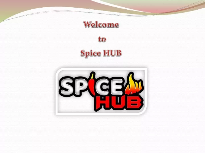 welcome to spice hub