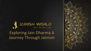 Exploring Jain Dharma A Journey Through Jainism