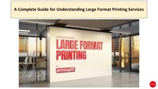 A Complete Guide for Understanding Large Format Printing Services