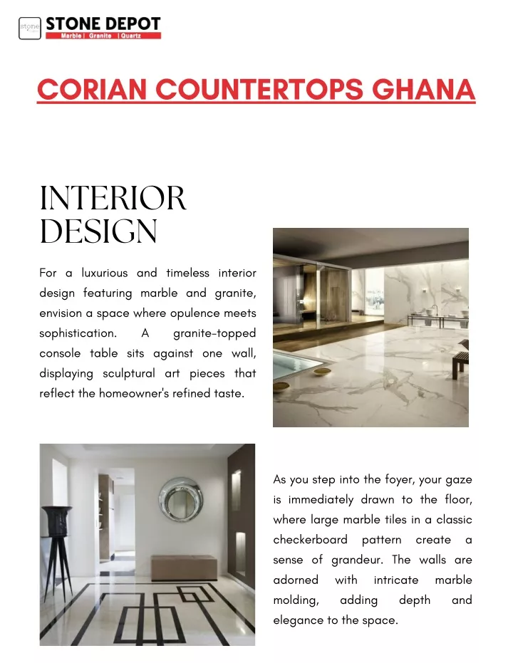 corian countertops ghana