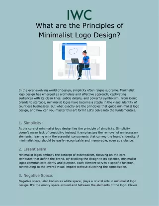 What are the Principles of Minimalist Logo Design