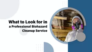 Protect your Health with Biohazard Decontamination