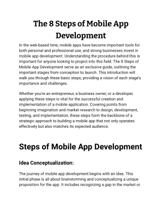 the8stepsofmobileapp development