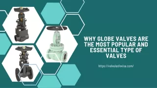 WHY GLOBE VALVES ARE THE MOST POPULAR AND ESSENTIAL TYPE OF VALVES