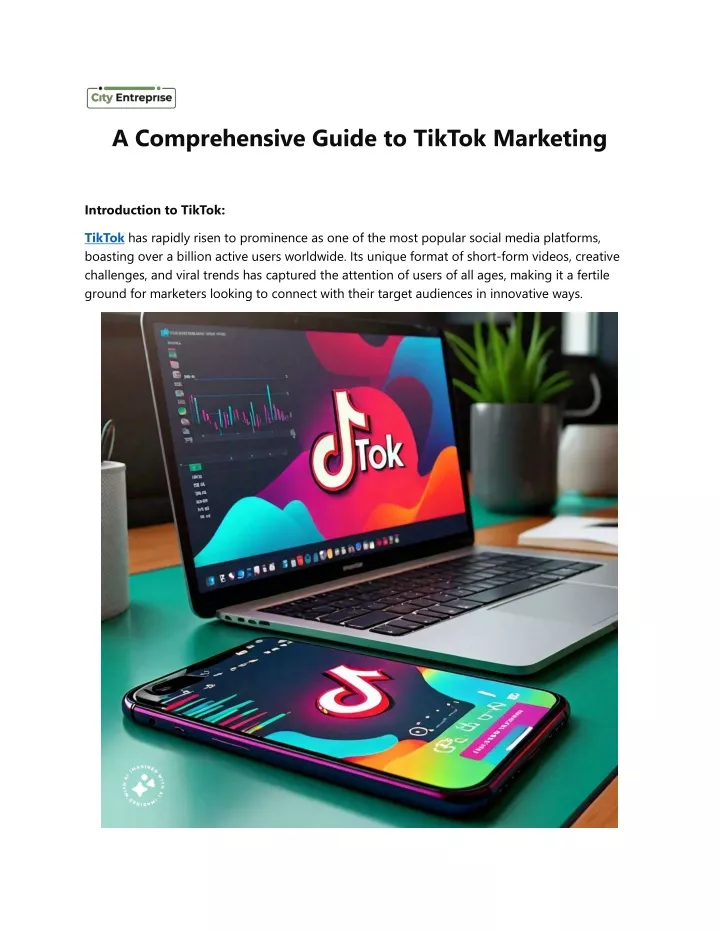 a comprehensive guide to tiktok marketing