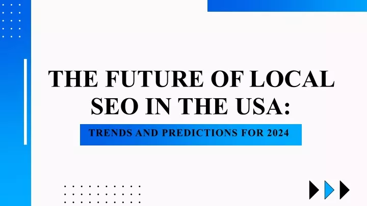 the future of local seo in the usa