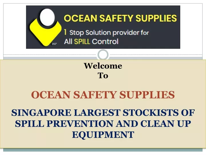 welcome to ocean safety supplies singapore