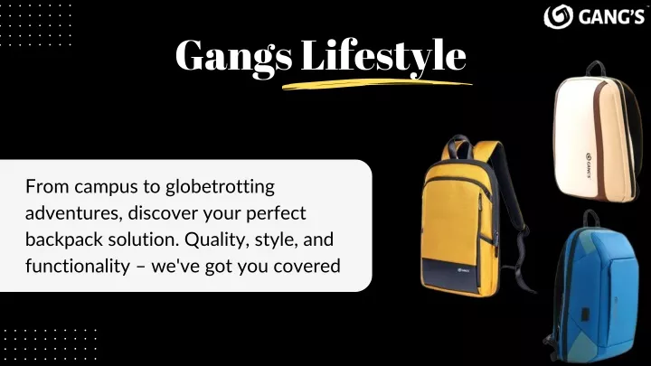 gangs lifestyle