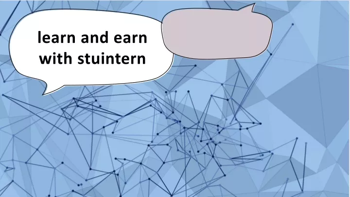 learn and earn with stuintern