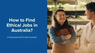 How to Find Ethical Jobs in Australia