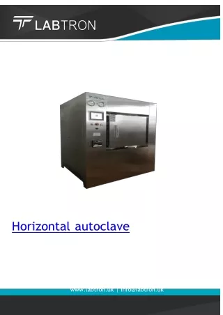 horizontal autoclave