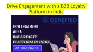 Drive Engagement with a B2B Loyalty Platform in India