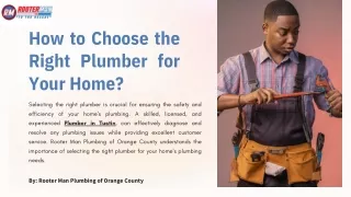 How to Choose the Right Plumber for Your Home?