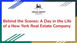 Behind the Scenes: A Day in the Life of a New York Real Estate Company