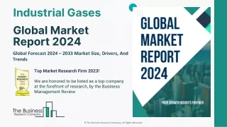 Global Industrial Gases Market Trends And Growth Rate By 2033