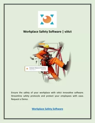 Workplace Safety Software | viAct