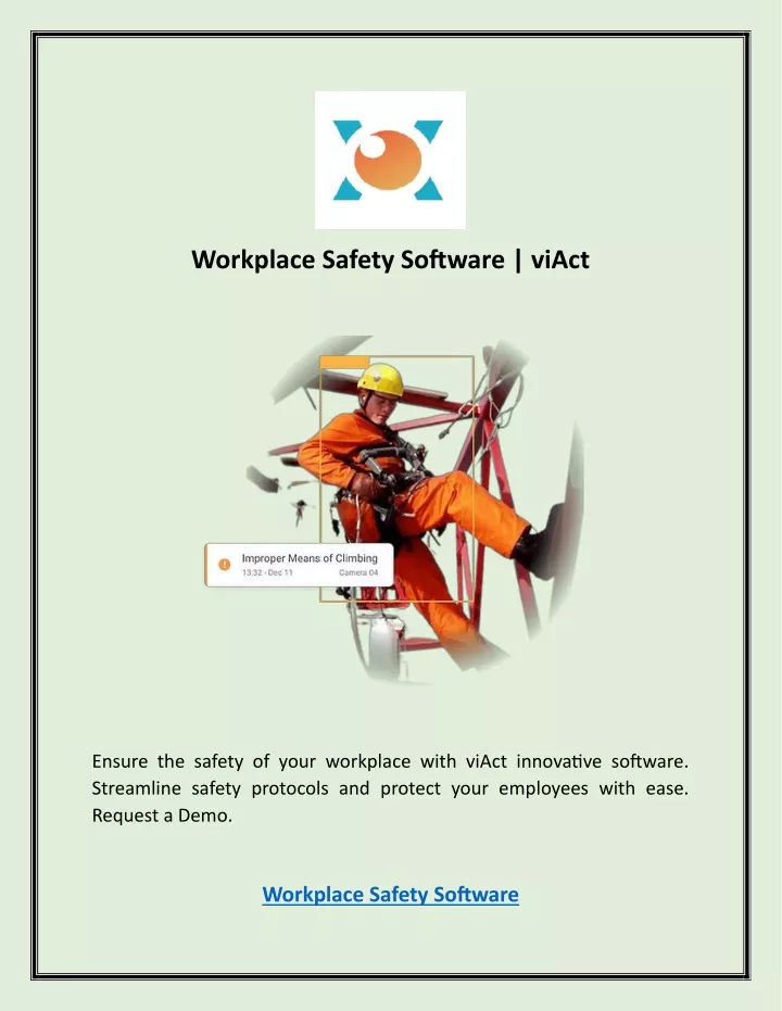 workplace safety software viact
