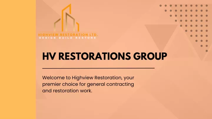 hv restorations group