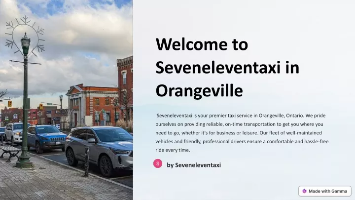 welcome to seveneleventaxi in orangeville