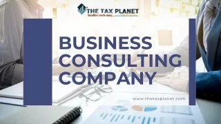 Business Consulting Company in Delhi - The Tax Planet